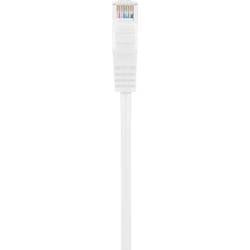 Renkforce RF-5043832 RJ45 síťové kabely, propojovací kabely CAT 5e U/UTP 0.50 m bílá s ochranou 1 ks