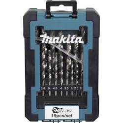 Makita D-78352 sada spirálových vrtáku do kovu 1 mm, 1.5 mm, 2 mm, 2.5 mm, 3 mm, 3.5 mm, 4 mm, 4.5 mm, 5 mm, 5.5 mm, 6 mm, 6.5 mm, 7 mm, 8 mm, 8.5 mm, 9 mm,