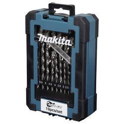 Makita D-78352 HSS sada spirálových vrtáku do kovu 1 mm, 1.5 mm, 2 mm, 2.5 mm, 3 mm, 3.5 mm, 4 mm, 4.5 mm, 5 mm, 5.5 mm, 6 mm, 6.5 mm, 7 mm, 8 mm, 8.5 mm, 9