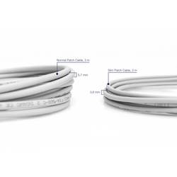 Digitus DK-1624-A-010S RJ45 síťové kabely, propojovací kabely CAT 6A U/FTP 1.00 m šedá stíněný, bez halogenů, dvoužilový stíněný 1 ks