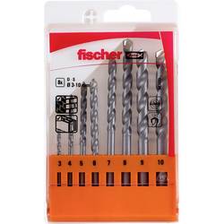 Fischer D-S 543027 sada spirálového vrtáku na kámen 8dílná 3 mm, 4 mm, 5 mm, 6 mm, 7 mm, 8 mm, 9 mm, 10 mm válcová stopka 1 sada