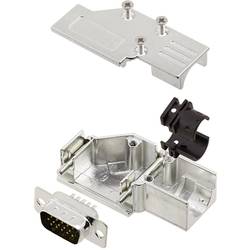 encitech DCMR-FK-09-HDP15-K 6355-0066-01 sada D-SUB kolíkové lišty 90 ° Pólů: 15 pájecí kalíšek 1 sada