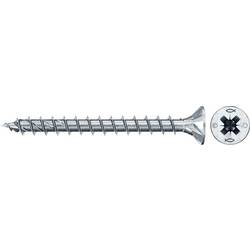 Fischer 670197 Power-Fast II CZF šrouby do dřevotřísky 4 mm 35 mm křížová drážka Pozidriv ocel galvanizováno zinkem 100 ks