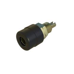 Hirschmann Test & Measurement BIL 20 Au zdířka pro banánek zásuvka, vestavná vertikální Ø pin: 4 mm černá 1 ks