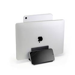 Renkforce RF-LTS-120 podložka pod notebook - Vertikální stojan pro notebook, tablet a mobilní telefon 3 v 1