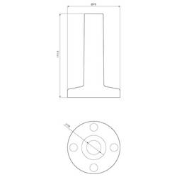 Siemens 8WD4308-0DA stojan pro signalizační systém, prodloužený