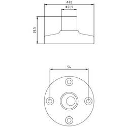 Siemens 8WD4308-0DB Montážní patka signalizačního zařízení