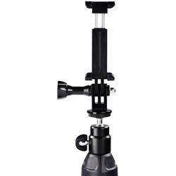 Hama stolní stativ 1/4palcové min./max.výška=20 - 90 cm černá vč. držáku smartphonu