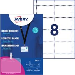 Avery-Zweckform 4825 štítek se jménem (š x v) 90 mm x 60 mm 10 ks