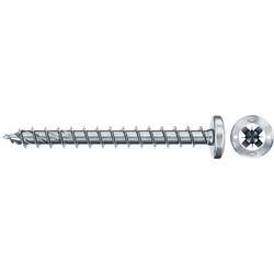 Fischer 670246 Power-Fast II šrouby do dřevotřísky 4 mm 40 mm křížová drážka Pozidriv ocel galvanizováno zinkem 200 ks