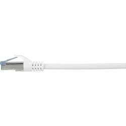 Renkforce RF-5044036 RJ45 síťové kabely, propojovací kabely CAT 6A S/FTP 5.00 m bílá s ochranou, samozhášecí 1 ks