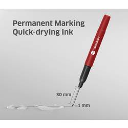 TOOLCRAFT TO-10179735 popisovač pro vrtání otvorů 1 mm 3 ks