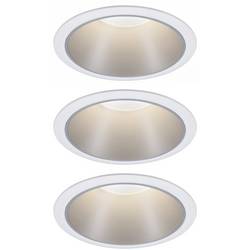 Paulmann 93410 Cole Coin vestavné svítidlo, LED, 6 W, bílá, stříbrná, sada 3 ks