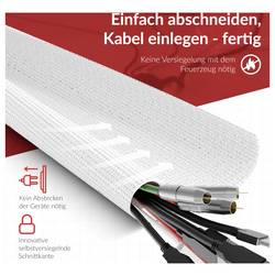 hadice na kabely Label the Cable LTC 5120 bílá