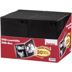 Hama obal na DVD 11495 1 CD/DVD/Blu-Ray černá plast 30 ks