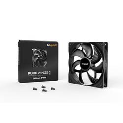 BeQuiet Pure Wings 3 PC větrák s krytem černá (š x v x h) 140 x 25 x 140 mm
