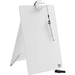 nobo skleněná tabule pro poznámky Diamond Glass Desktop (š x v) 216 mm x 297 mm briliantově bílá vč. stojánku na stůl, vč. fixů na tabuli