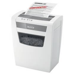 Leitz IQ Home Office P4 skartovačka na kousky 4 x 28 mm 23 l Počet listů (max.): 10 listů Stupeň zabezpečení (skartovač) 4 Křížový řez sponky do sešívačky,