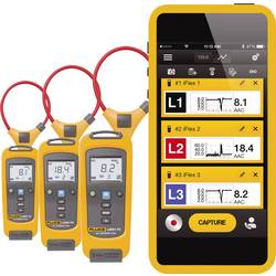 Fluke FLK-A3001 FC KIT digitální proudové kleště, multimetr, grafický displej, datalogger, CAT III 1000 V, CAT IV 600 V, Displej (counts): 10000