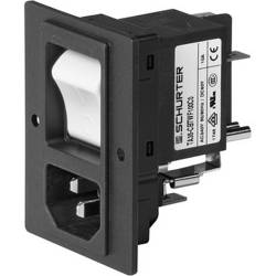 Schurter 3-153-716 IEC zástrčka C13/C14 Počet kontaktů: 3 15 A černá 1 ks