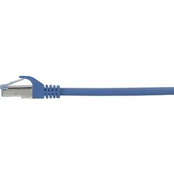 Renkforce RF-5047500 RJ45 síťové kabely, propojovací kabely CAT 6A S/FTP 2.00 m modrá s ochranou, samozhášecí 1 ks