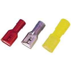 Weidmüller 9200660000 faston zásuvka Šířka zástrčky: 6.3 mm Tloušťka konektoru: 0.8 mm plná izolace žlutá 100 ks Piece