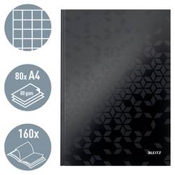 Leitz 46261095 poznámková kniha čtverečkovaný černá 80 listů A4