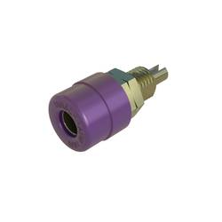 Hirschmann Test & Measurement BIL 20 Au vi zdířka pro banánek zásuvka, vestavná vertikální Ø pin: 4 mm fialová 1 ks