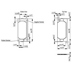 Schurter 3-153-435 Superkondenzátor (Super Cap) (d x š x v) 41.5 x 17 x 1 mm 1 ks