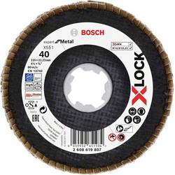 Bosch Accessories 2608619807 X551 vějířovitý brusný kotouč Průměr 115 mm Ø otvoru 22.23 mm Zrnitost 40 1 ks