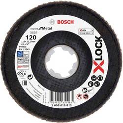 Bosch Accessories 2608619810 X551 vějířový brusný kotouč Průměr 115 mm Ø otvoru 22.23 mm Zrnitost 120 1 ks
