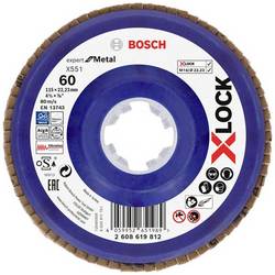 Bosch Accessories 2608619812 X551 vějířovitý brusný kotouč Průměr 115 mm Ø otvoru 22.23 mm Zrnitost 60 1 ks
