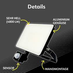 Müller-Licht Miami 21600064 venkovní LED reflektor 30 W Barvy světla (LED svítidlo): neutrální bílá