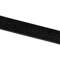 VELCRO® E00102033011425 pásek se suchým zipem, lepicí, flaušová část, (d x š) 25000 mm x 20 mm, černá, 25 m