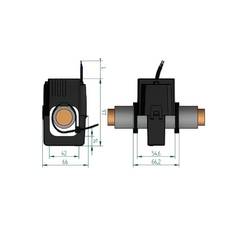Celsa TQ 42 500/5A 0.5VA Kl. 1 70006-1325 kabelový transformátor proudu Primární proud 500 A Sekundární proud 5 A Ø průchodky vodiče:42 mm 1 ks