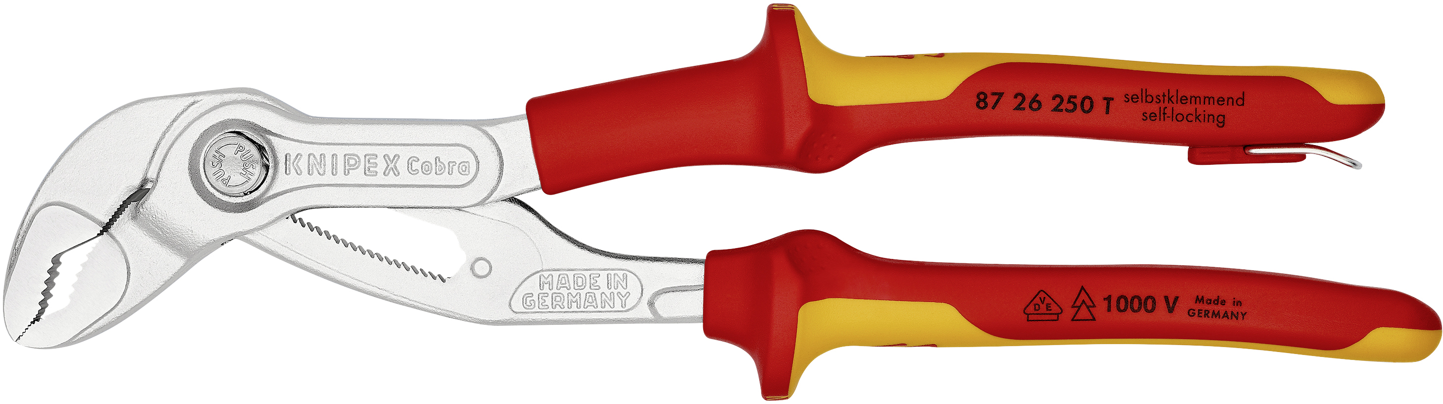 Knipex Cobra 87 26 250 T instalatérské SIKO kleště Velikost klíče 46 mm 250 mm