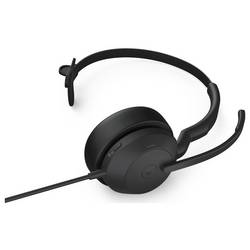 Jabra Evolve2 50 Headset otevřená (On Ear) kabelová mono černá Redukce šumu mikrofonu, Potlačení hluku headset, monofonní, Vypnutí zvuku mikrofonu, regulace