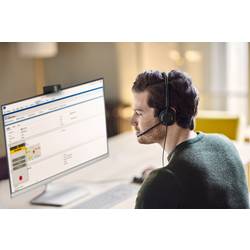 Jabra Engage 50 II Headset otevřená (On Ear) kabelová stereo černá Potlačení hluku, Redukce šumu mikrofonu headset, regulace hlasitosti, Vypnutí zvuku