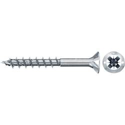 Fischer 670092 Power-Fast II šrouby do dřevotřísky 3.5 mm 30 mm křížová drážka Pozidriv ocel galvanizováno zinkem 200 ks