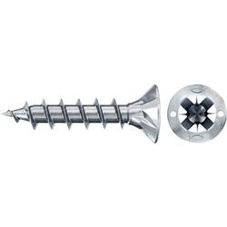 Fischer 670111 Power-Fast II CZF šrouby do dřevotřísky 3.5 mm 20 mm křížová drážka Pozidriv ocel galvanizováno zinkem 300 ks