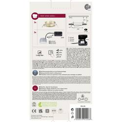 Paulmann 92406 Nova Coin LED vestavné svítidlo, LED, 6 W, zlatá (matná), sada 3 ks