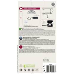 Paulmann 92456 Nova Coin LED vestavné svítidlo, LED, 2.8 W, železo (kartáčované), sada 3 ks