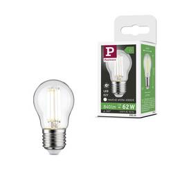 Paulmann 29214 LED Energetická třída (EEK2021) A (A - G) E27 kapkový tvar 4 W neutrální bílá (Ø x v) 45 mm x 80 mm 1 ks