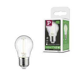 Paulmann 29213 LED Energetická třída (EEK2021) A (A - G) E27 kapkový tvar 2.5 W neutrální bílá (Ø x v) 45 mm x 80 mm 1 ks