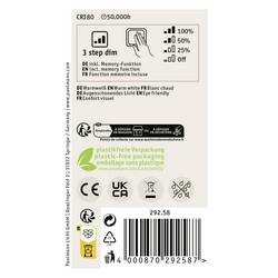 Paulmann 29258 LED Energetická třída (EEK2021) B (A - G) E27 klasická žárovka 8.2 W teplá bílá (Ø x v) 60 mm x 105 mm 1 ks