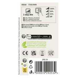Paulmann 29253 LED Energetická třída (EEK2021) B (A - G) E27 klasická žárovka 8.2 W teplá bílá (Ø x v) 60 mm x 105 mm 1 ks