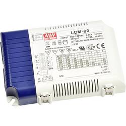 MEAN WELL LCM-60 LED driver konstantní proud 60 W 0.5 - 4.4 A 2 - 90 V/DC PFC spínací obvod , ochrana proti přepětí , stmívatelný 1 ks
