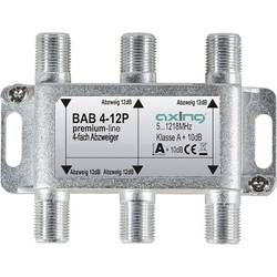Axing BAB 4-12P odbočka TV kabelu čtyřnásobný 5 - 1218 MHz