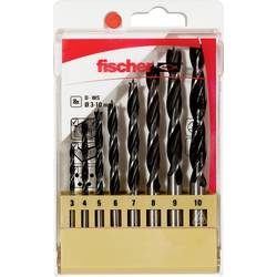 Fischer 536609 sada spirálových vrtáků do dřeva 8dílná 3 mm, 4 mm, 5 mm, 6 mm, 7 mm, 8 mm, 9 mm, 10 mm 1 sada
