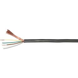 BKL Electronic 1509015 audio kabel 5 x 0.22 mm² černá metrové zboží